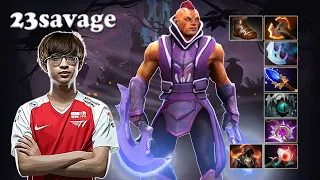 23savage - AntiMage Safelane with Xepher Mirana | Dota 2 7.30e Gameplay