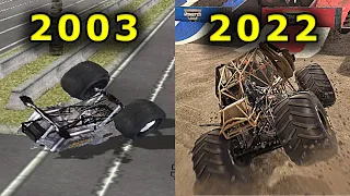 Evolution of Damage Physics in Monster Jam & Monster Truck Games