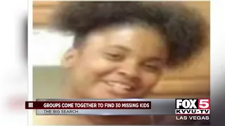 Groups search for missing kids in Las Vegas