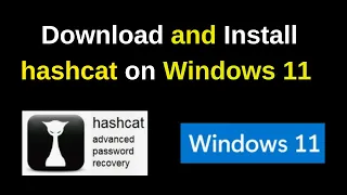 How to download and install hashcat on Windows 11 | hashcat installation on Windows | Updated 2024