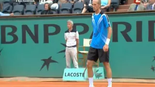 Nikolay Davydenko vs David Nalbandián Roland Garros 2007 ( 1º parte )
