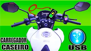 Como Fazer Carregador de Celular Para Moto ( FÁCIL E BARATO)