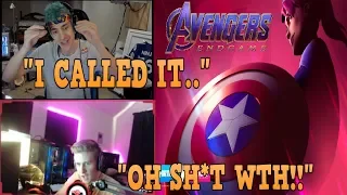 NINJA AND SYMFUHNY REACT TO NEW *AVENGERS* COLLAB! (FORTNITE FUNNY LOW AND HIGHLIGHTS)