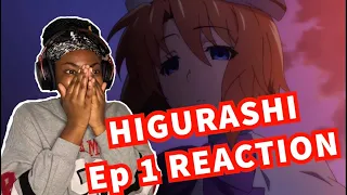 Higurashi When they Cry Reaction to first episode!!