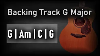 Pop Rock Ballad Backing Track G Major | 70 BPM | Guitar Backing Track
