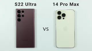 Samsung S22 Ultra vs iPhone 14 Pro Max Speed Test in 2023 | Android 13 vs iOS 16.3