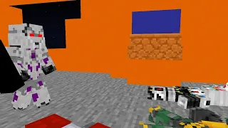 Transformers the movie 1986 -- Attack on the shuttle remake minecraft animation