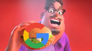 Grubhub Ad but every word is a google image