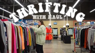 come thrift with me!!! thrifting for home decor + outfits from my pinterest board!