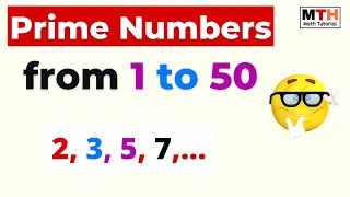 Prime Numbers 1-50 || Prime Numbers 1 to 50