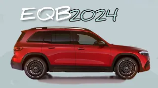 2024 Mercedes EQB , An electric crossover car that is similar in design to a fuel SUV