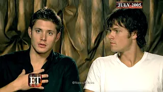 Supernatural's Jensen Ackles and Jared Padalecki's first Interview together, 2005