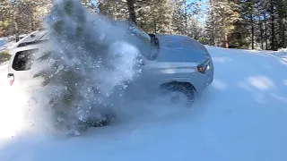 Crash! 4Runner Slides and Crashes Into Tree!  - Why You Need Bumpers and Rock Sliders Overlanding