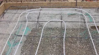 How to install Radiant Heat in Slab Foundation. Installing Radiant Floor Tubing