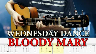 Bloody Mary. TikTok Wednesday Dance. Guitar Tabs