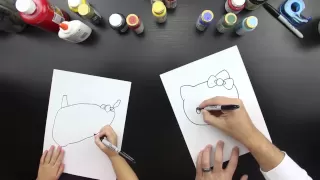 How To Draw Hello Kitty