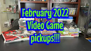 February video game pickups!