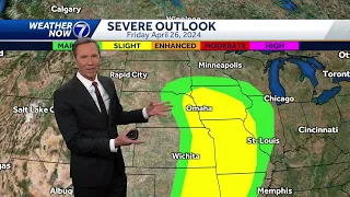 Storm chances ahead: April 24 Omaha