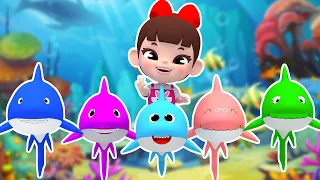 Learn Color with Baby Shark 베이비샤크 상어가족 영어 노래 영어동요 Nursery rhymes 라임이와 함께재미있는 영어 공부 해봐요!