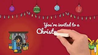 Christmas Party Invite | Animated Video Template