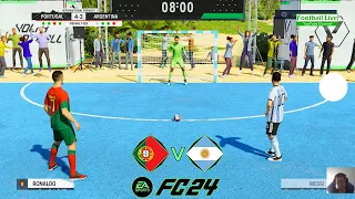 FC 24 | Portugal vs Argentina | Penalty Shootout Futsal | Ronaldo vs Messi - Gameplay PC