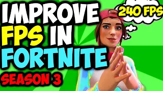 How to Get Better FPS in Fortnite Chapter 2 Season 3 (Fortnite FPS Boost)!