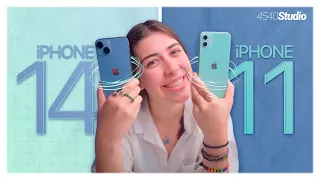 EL OLD CONTRA EL NEW: iPhone 11 vs iPhone 14 | Amelie Von