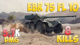 EBR 75 FL 10 - 8 Kills 5.7K DMG - Aesthetic! - World Of Tanks
