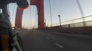 GoPro Motorcycle Ride Across Golden Gate Bridge, San Francisco, CA - 2