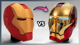 I Electroplated a 3D Printed Iron Man Helmet and it's out of this World!