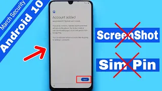 Samsung Android 10 Google Account Bypass A10/M10/A10s/A20/M20/A20s/A30/M30/A30s/A50/A50s