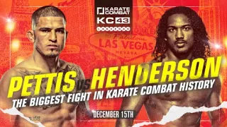The Biggest Fight In Karate Combat History | Pettis vs Henderson