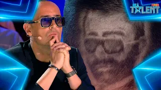 THE HAIR CUT with the FACES of the jury and Santi | Auditions 6 | Spain's Got Talent 7 (2021)