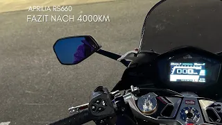 APRILIA RS660 Fazit nach 4000km I Zufrieden ?! I MOTOVLOG I