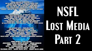 I Made A Disturbing Lost Media Iceberg (NSFL) | Part 2