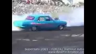 GAZ 24 V8 burnout!!!!