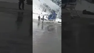 kedarnath Live Accident Captured On Camera Cut By Helicopter Blade #uttarakhand #helicopter