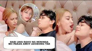 Sabby nag tampo 🥺😢😂😅 kay Yaji kasi Sinabihan ni Yaji na mabaho ang Heninga Amoy Adobong Tae #yabby