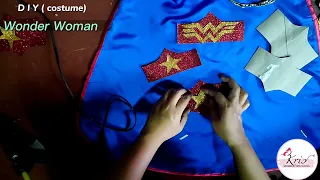 HOW TO MAKE WONDER WOMAN COSTUME || MADE OF TISSUE ROLL CARTOON || Momshie Kris Vlogs