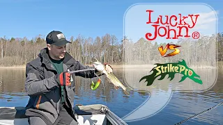 ЩУКА на КРУПНУЮ РЕЗИНУ и ДЖЕРКИ 🎣 KUBIRA против BUSTER JERK II 🎣 HAUGIPÜÜK KLOOGA JÄRVEL