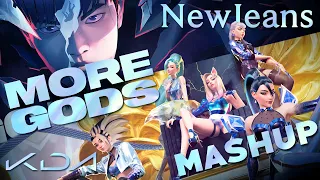 MORE x GODS Mashup ft. NewJeans, K/DA & Seraphine | League of Legends Worlds Mashup