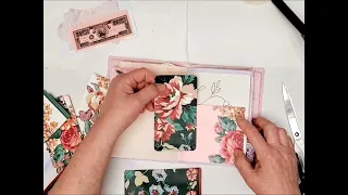 Making Ephemera From Wallpaper For Junk Journal July