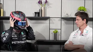 Mercedes Toto Wolff and "George Russell" de-brief ahead of the F1 USGP (Wait for it)