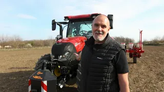 Case IH Vestrum 120 CVX walk around in the Serbian field