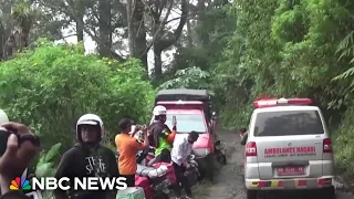 At least 11 dead after volcano erupts in Indonesia