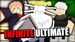 Mahoraga vs Gojo vs Sukuna With INFINITE ULTIMATE In Roblox Jujutsu Shenanigans