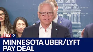 MN lawmakers, Gov. Walz strike deal on Uber/Lyft driver pay [RAW]