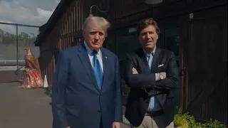 Tucker Carlson Interview with Donald Trump on the night of the 1st GOP Presidential Debate of 2024