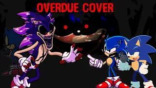 FNF Overdue But It's Sonic Exe VS Sonic Ft.Rotw Sonic