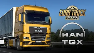 Euro Truck Simulator 2 • Будни дальнобойщика.Часть 33. Рейс из России в Финляндию на новом MAN TGX